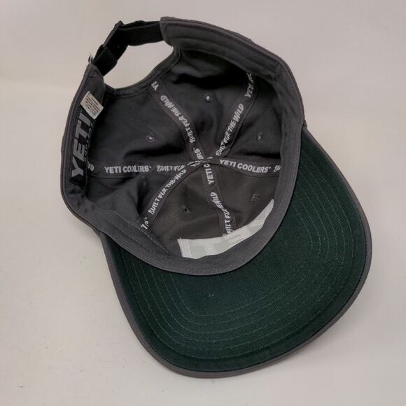 YETI Coolers Slideback Hat Gray One Size Embroidered Adjustable 6 Panel - Picture 6 of 9